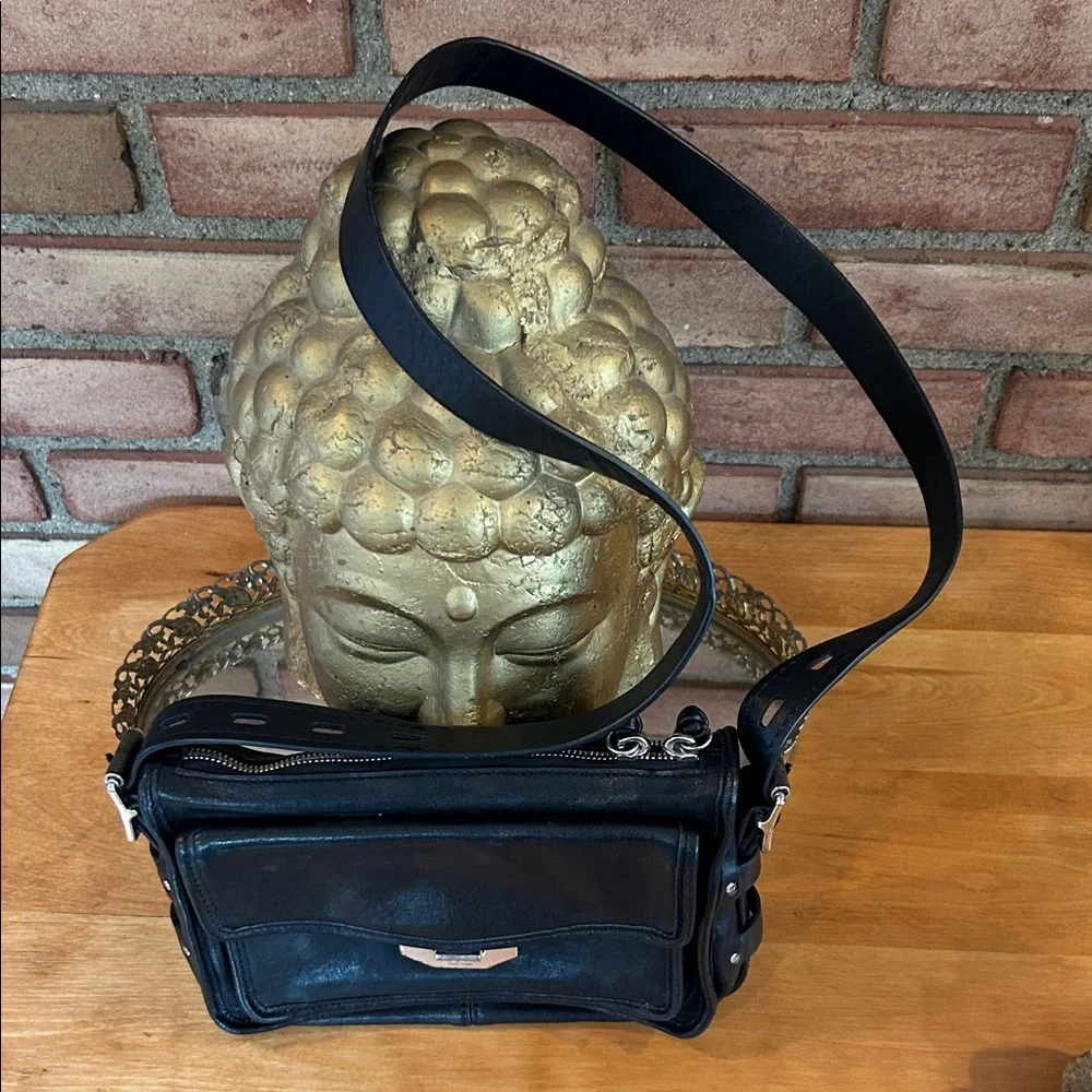 Rag & Bone Black Leather Crossbody Bag - Picture 4 of 7